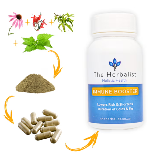 Immune booster capsules help reduce inflammation, congestion, and seasonal allergies.