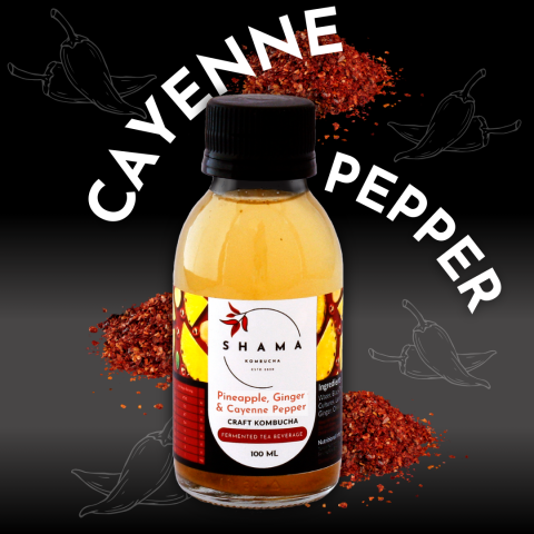 Pineapple Ginger Cayenne Pepper Kombucha