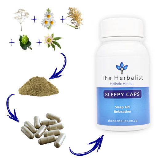 Sleepy Caps assist in reducing stress, promoting deep sleep, and improving next-day energy.